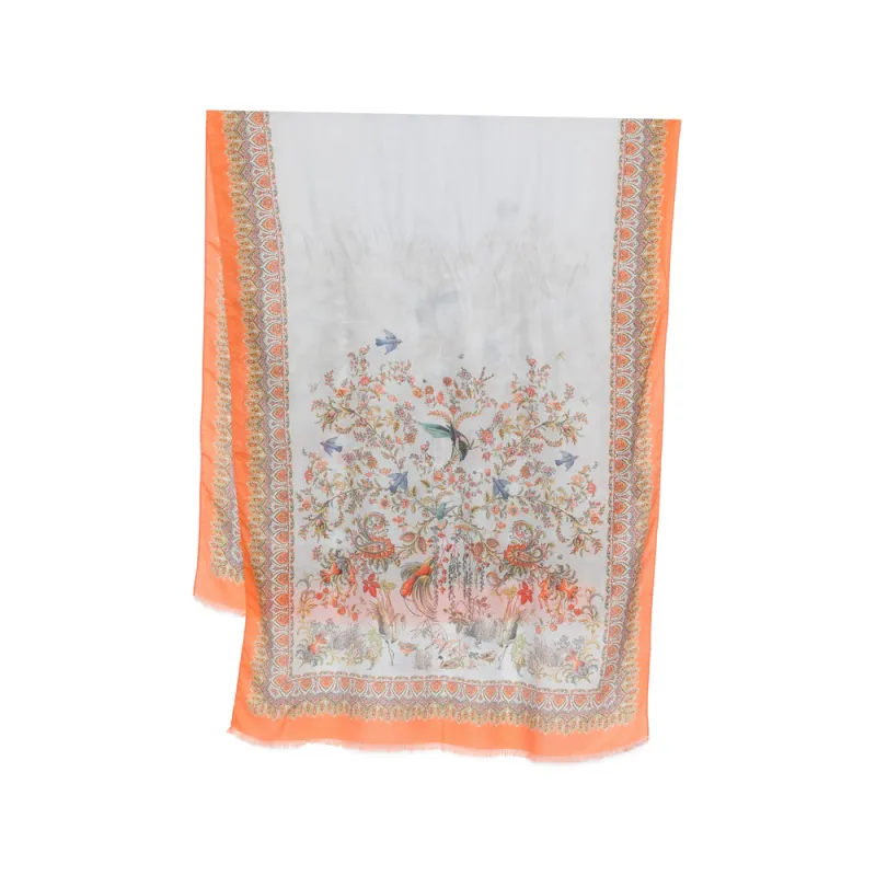 Scarves Neutral, Orange sold by Wanan Luxury