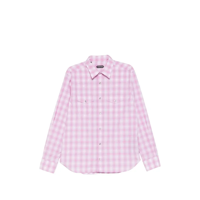 Shirts Pink, White made by Tom Ford