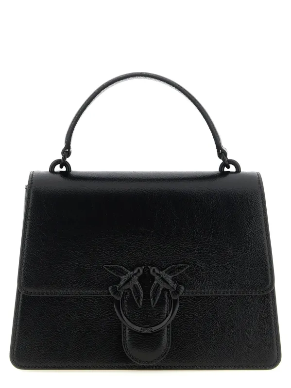 Love One Classic Light Hand Bags Black made by Pinko
