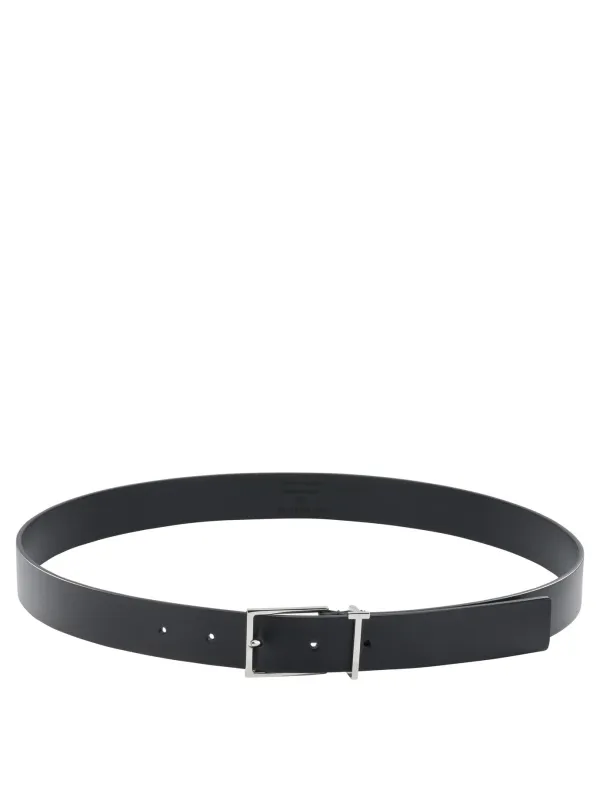 Leather Belt Belts Black sold by Wanan Luxury