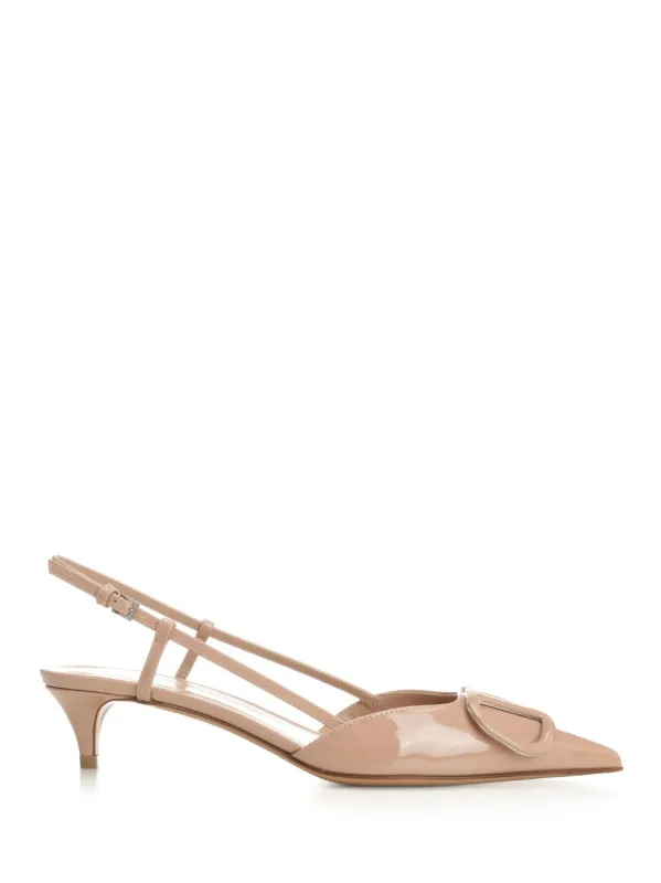 Vlogo Signature Slingback Pump Pumps Rose sold by Wanan Luxury