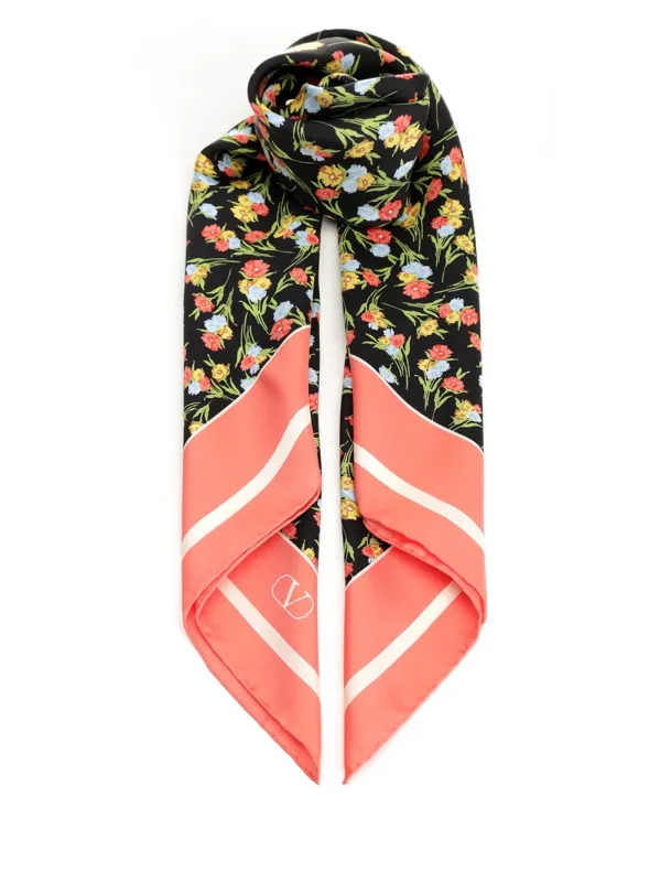 Silk Scarf Apres L'Hivier Scarves And Foulards Multicolor sold by Wanan Luxury