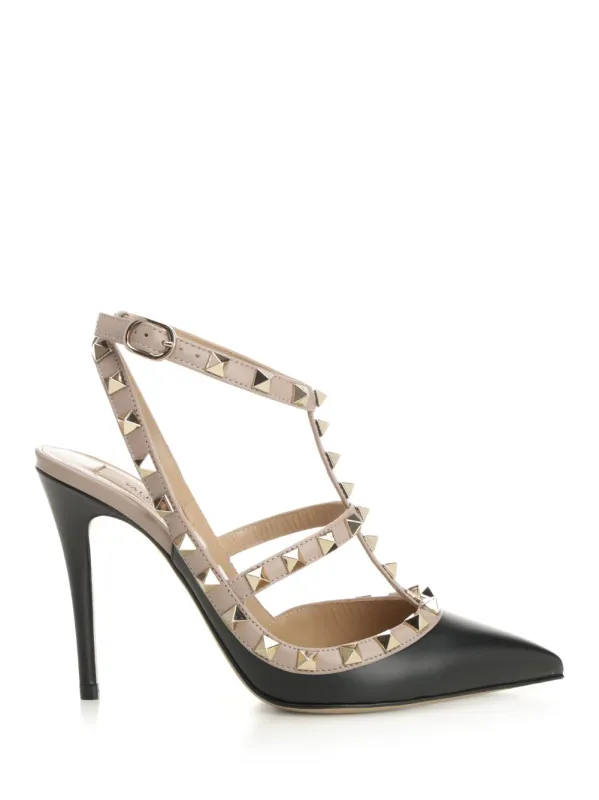 Rockstud Pumps Black sold by Wanan Luxury