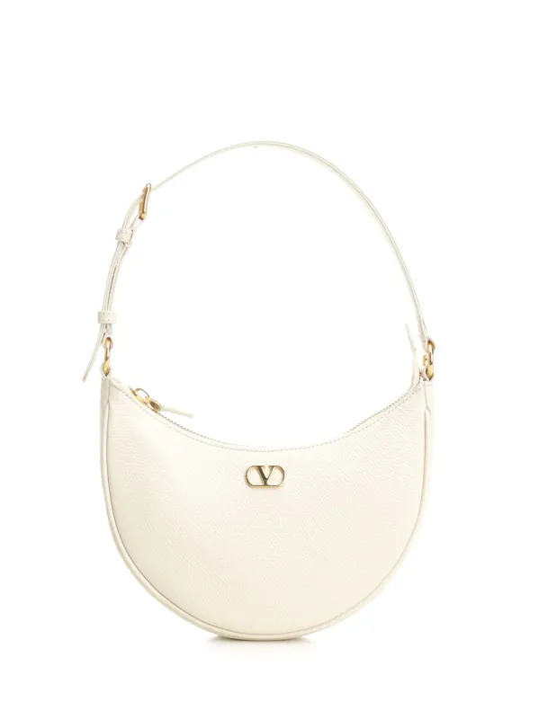 Vlogo Mini Hobo Bag Shoulder Bags White sold by Wanan Luxury