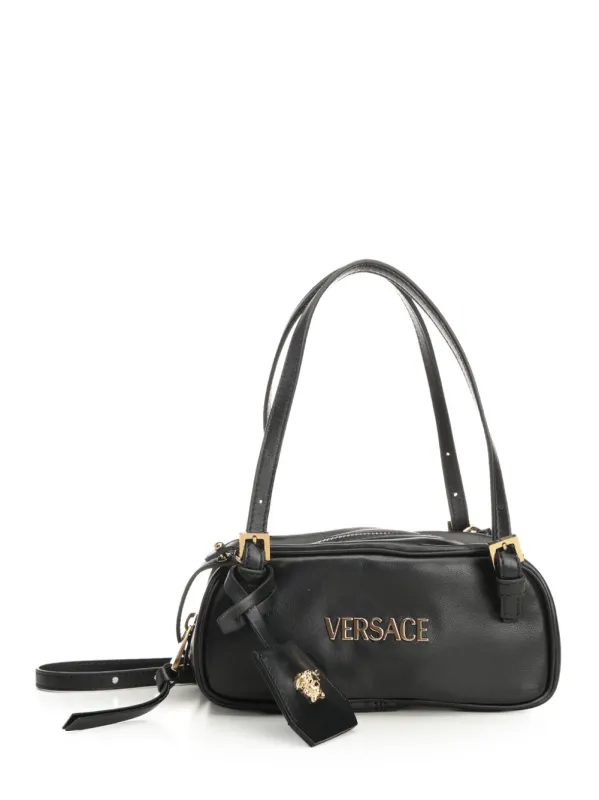 Versace Tag Shoulder Bags Black sold by Wanan Luxury