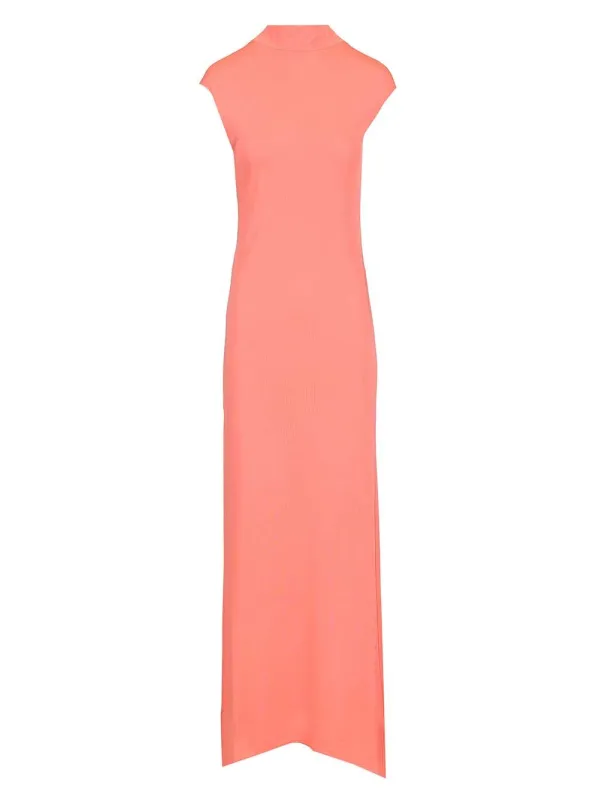 Long Dress In Crepe Jersey Dresses Rose sold by Wanan Luxury