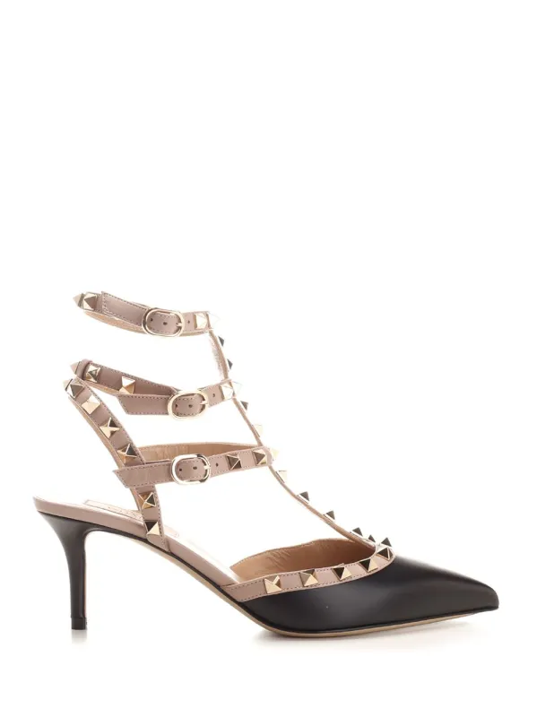 Rockstud Pumps Black sold by Wanan Luxury