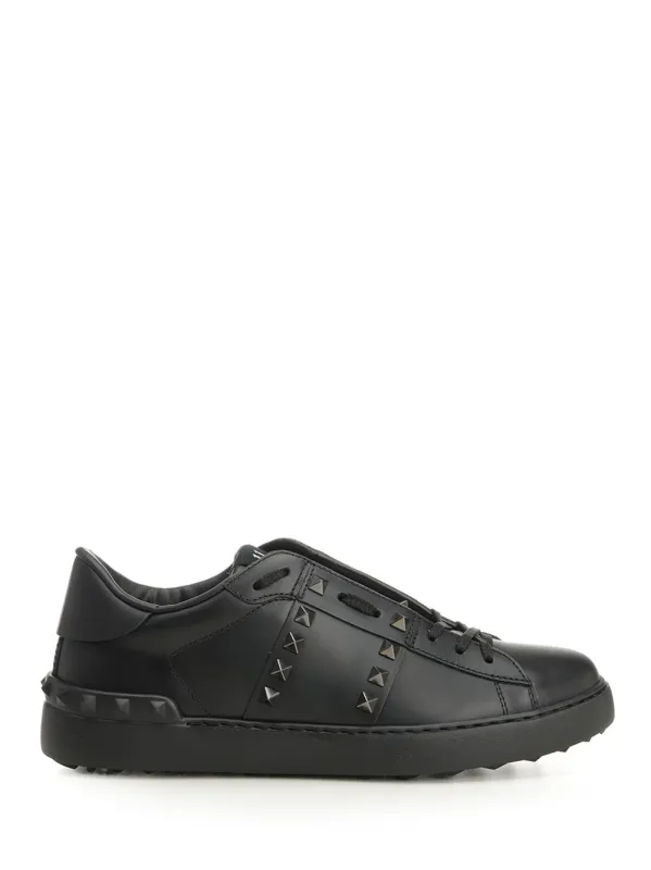 Rockstud Untitled Sneaker Sneakers Black sold by Wanan Luxury