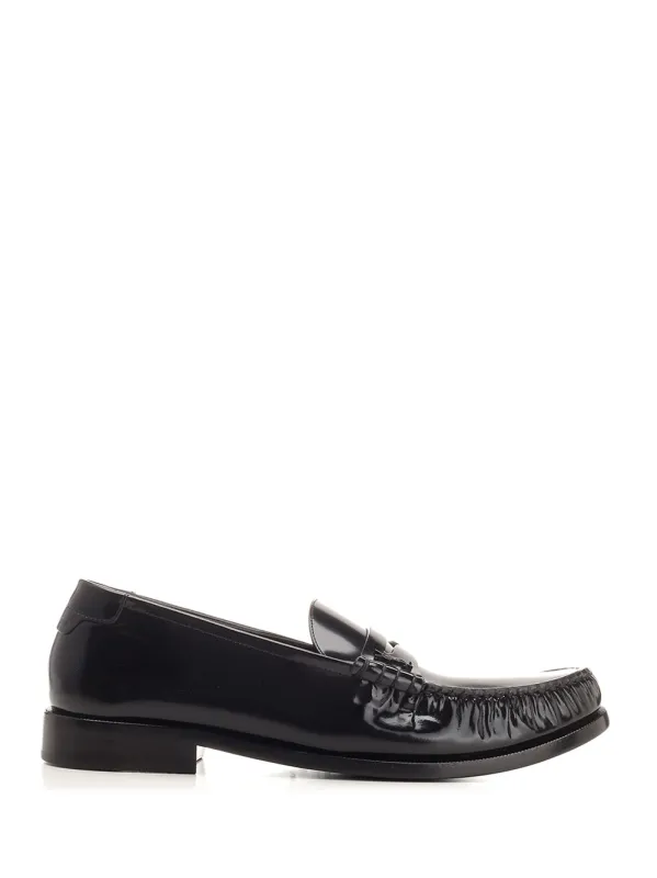Le Loafer Moccasins In Shiny Leather Scarpe Basse Black sold by Wanan Luxury