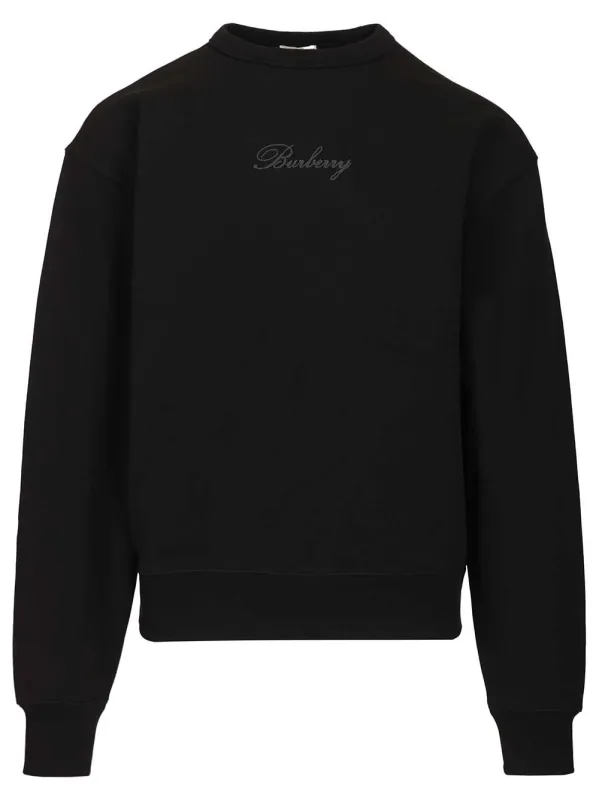 Cotton Sweatshirt Sweatshirts Black sold by Wanan Luxury