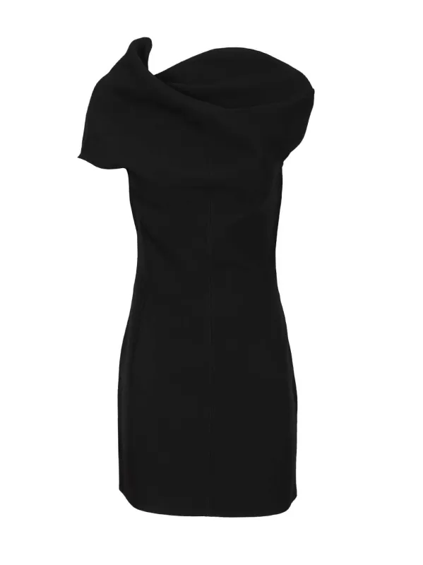 Short Fish Dress Dresses Black sold by Wanan Luxury