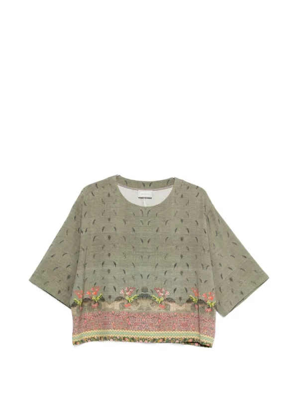 Printed Silk Blouse made by Pierre-Louis Mascia
