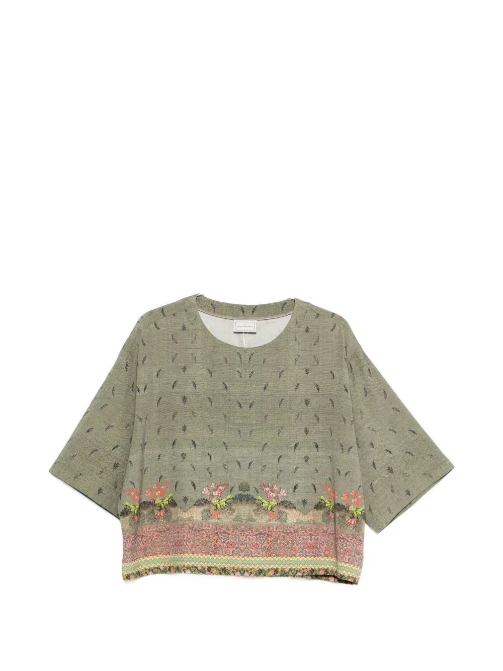 Printed Silk Blouse sold by Wanan Luxury