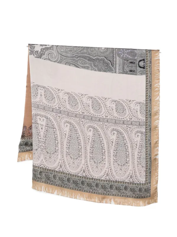 Printed Silk Scarf made by Wanan Luxury