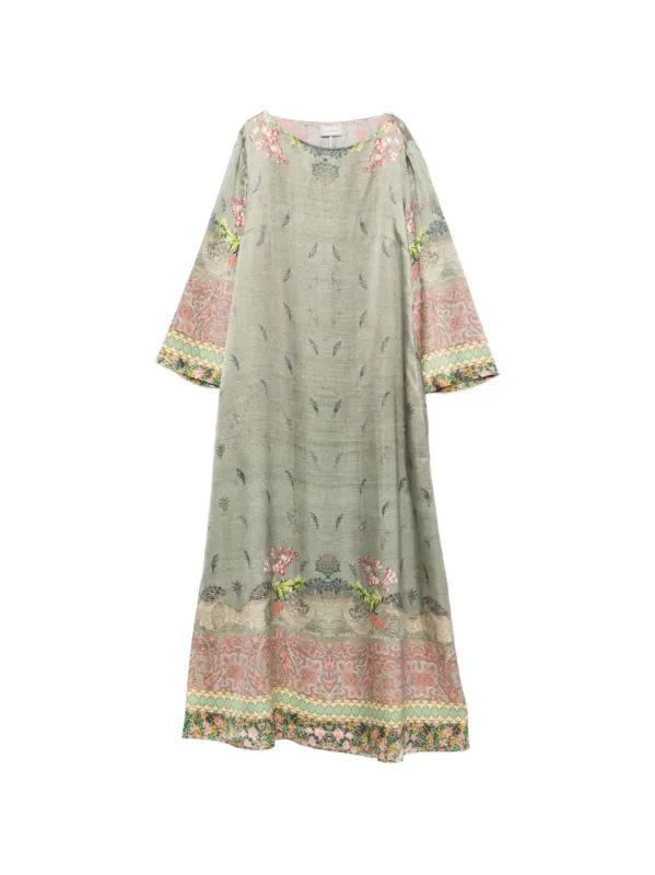 Printed Silk Dress made by Pierre-Louis Mascia