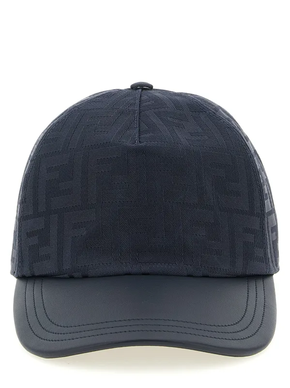 Ff Jacquard Cap Hats Blue sold by Wanan Luxury