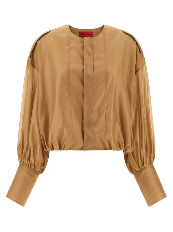 Diana Shirt And Blouse Beige made by Wanan Luxury