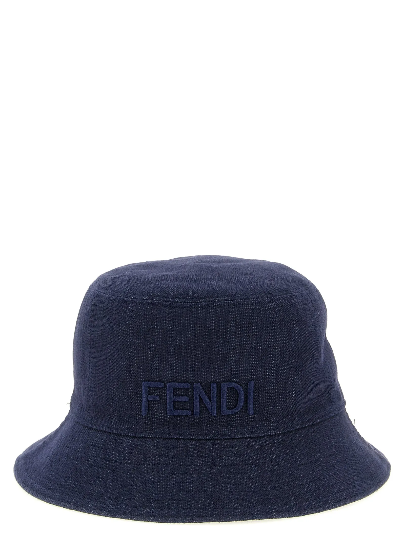 Reversible Denim Bucket Hat Hats Blue sold by Wanan Luxury