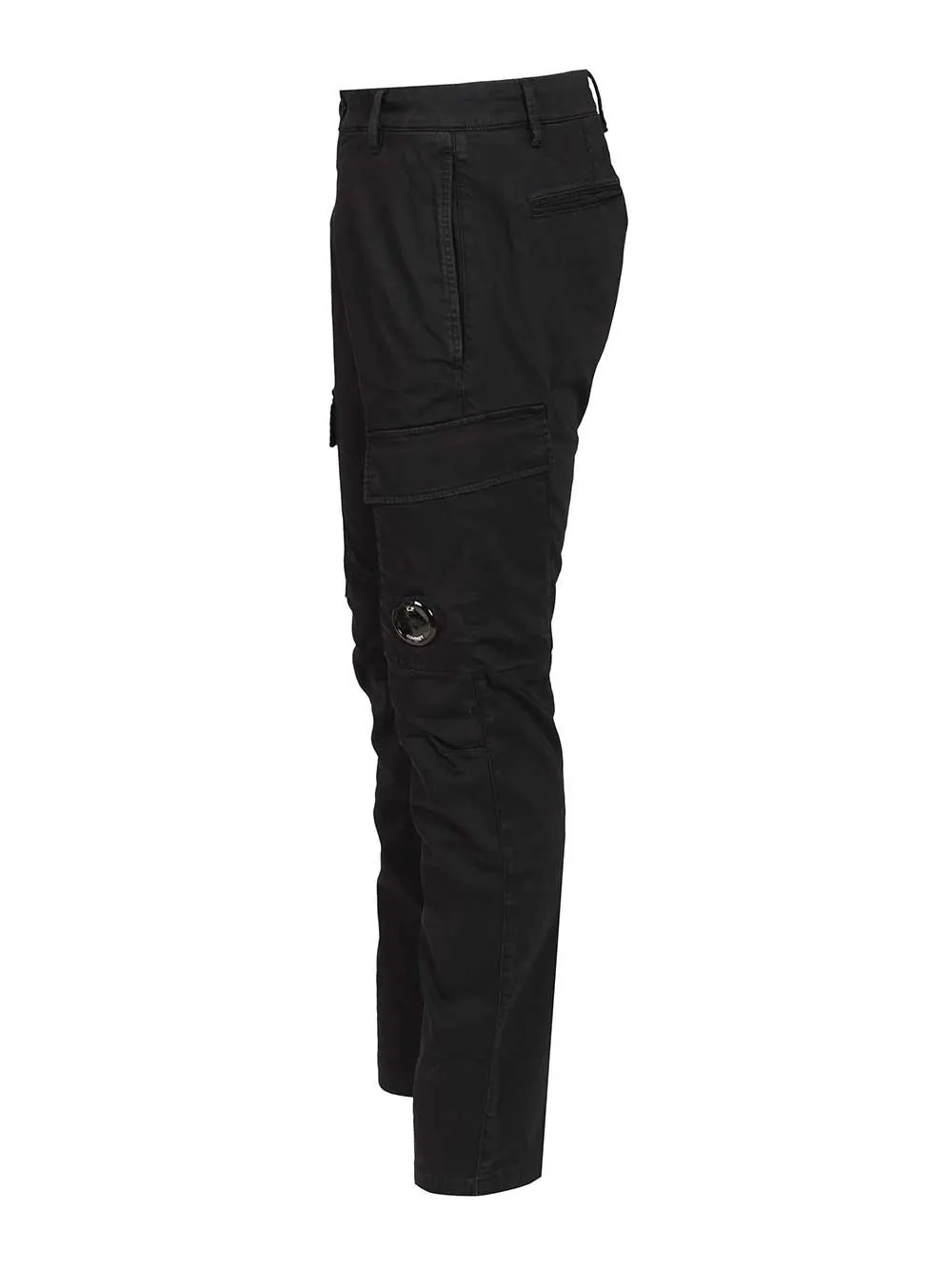 Stretch Sateen Ergonomic Cargo Pants Trousers Black sold by Wanan Luxury product image thumbnail 3