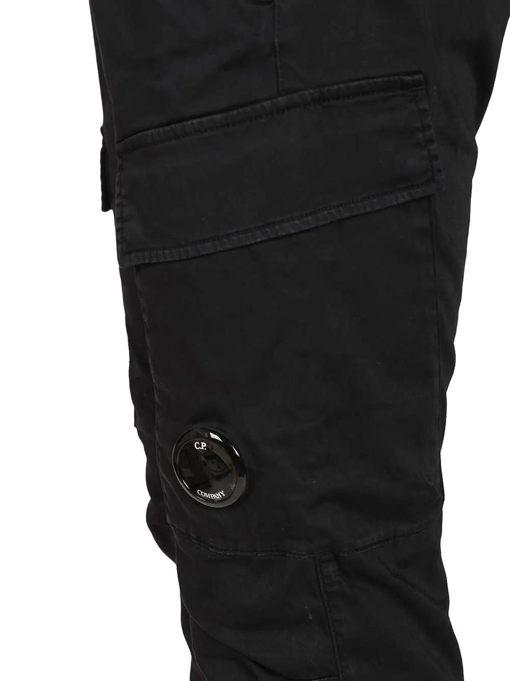 Stretch Sateen Ergonomic Cargo Pants Trousers Black sold by Wanan Luxury product image thumbnail 4