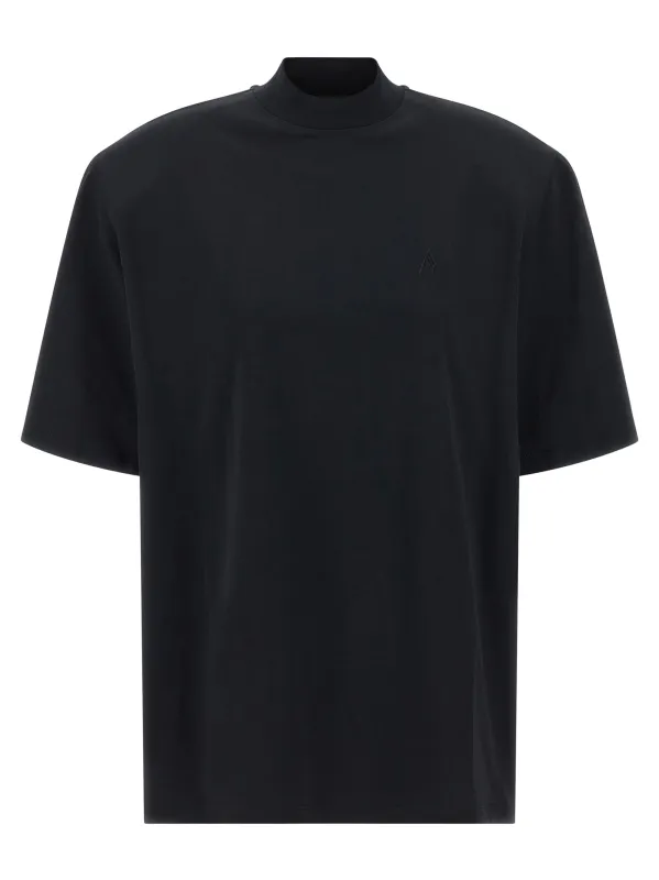 Maxi Shoulder Strap T-Shirt Black sold by Wanan Luxury