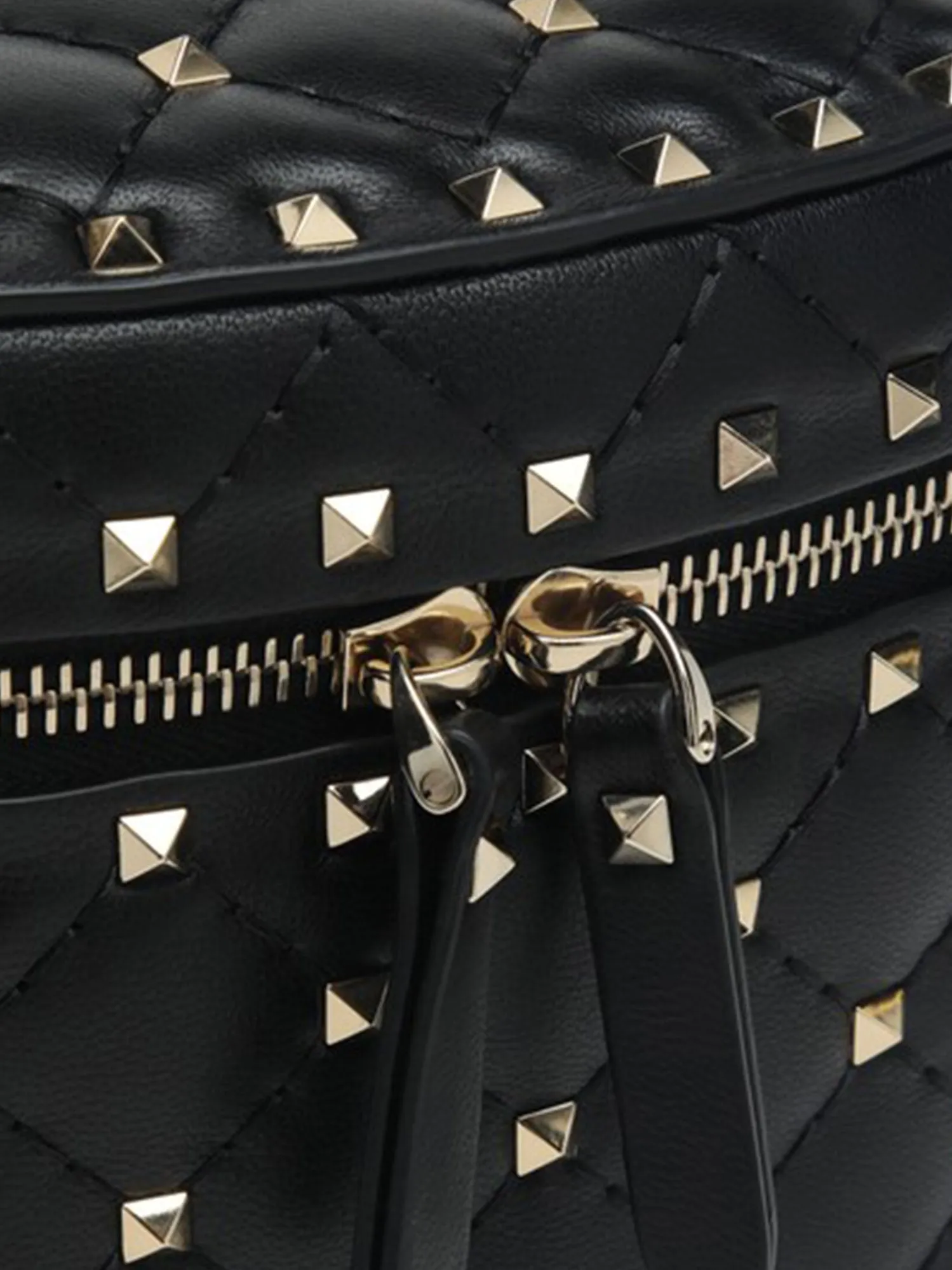 Rockstud Spike Leather Shoulder Bag sold by Wanan Luxury product image thumbnail 5
