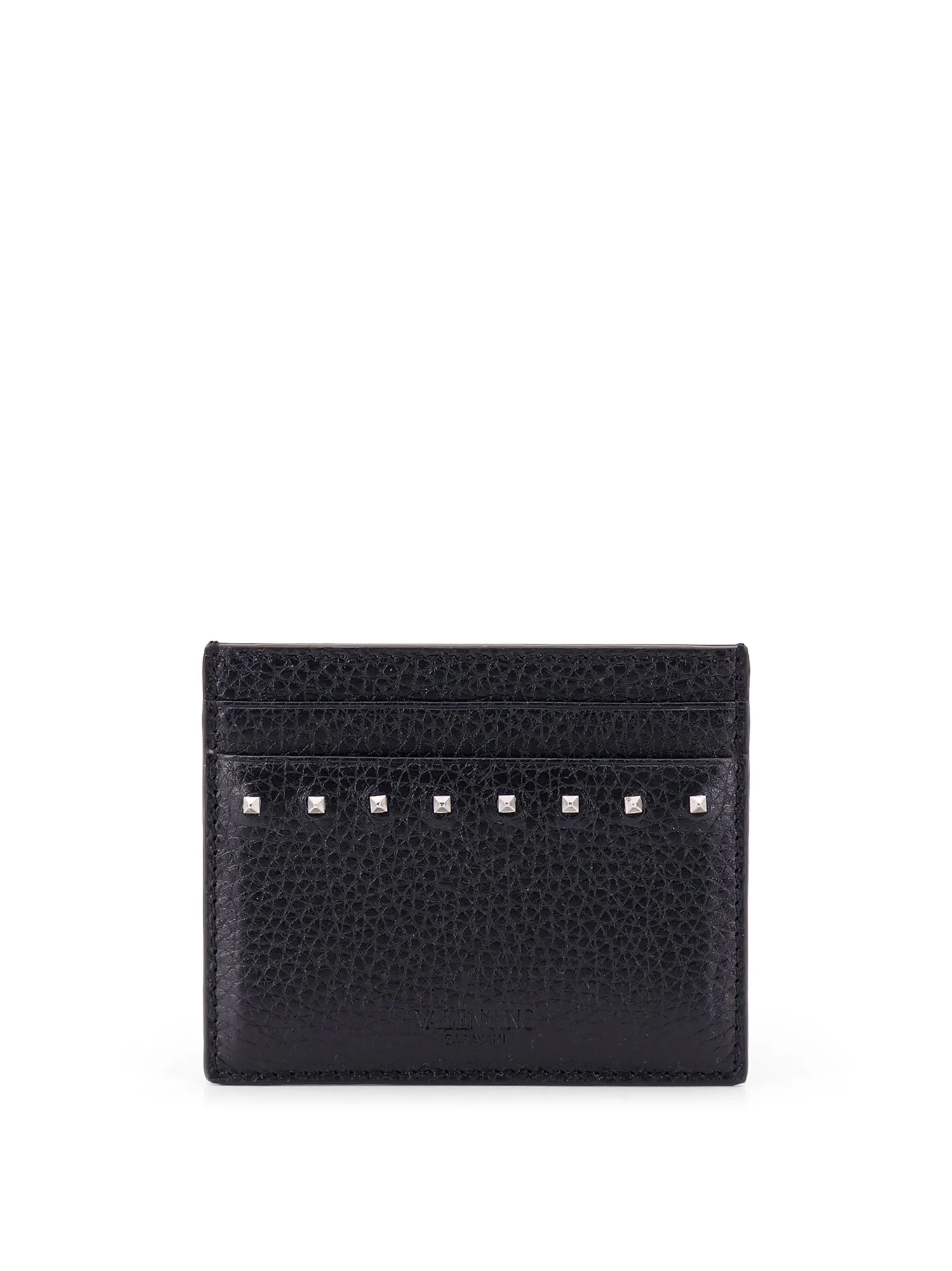 Leather Card Holder With Stud Detail sold by Wanan Luxury