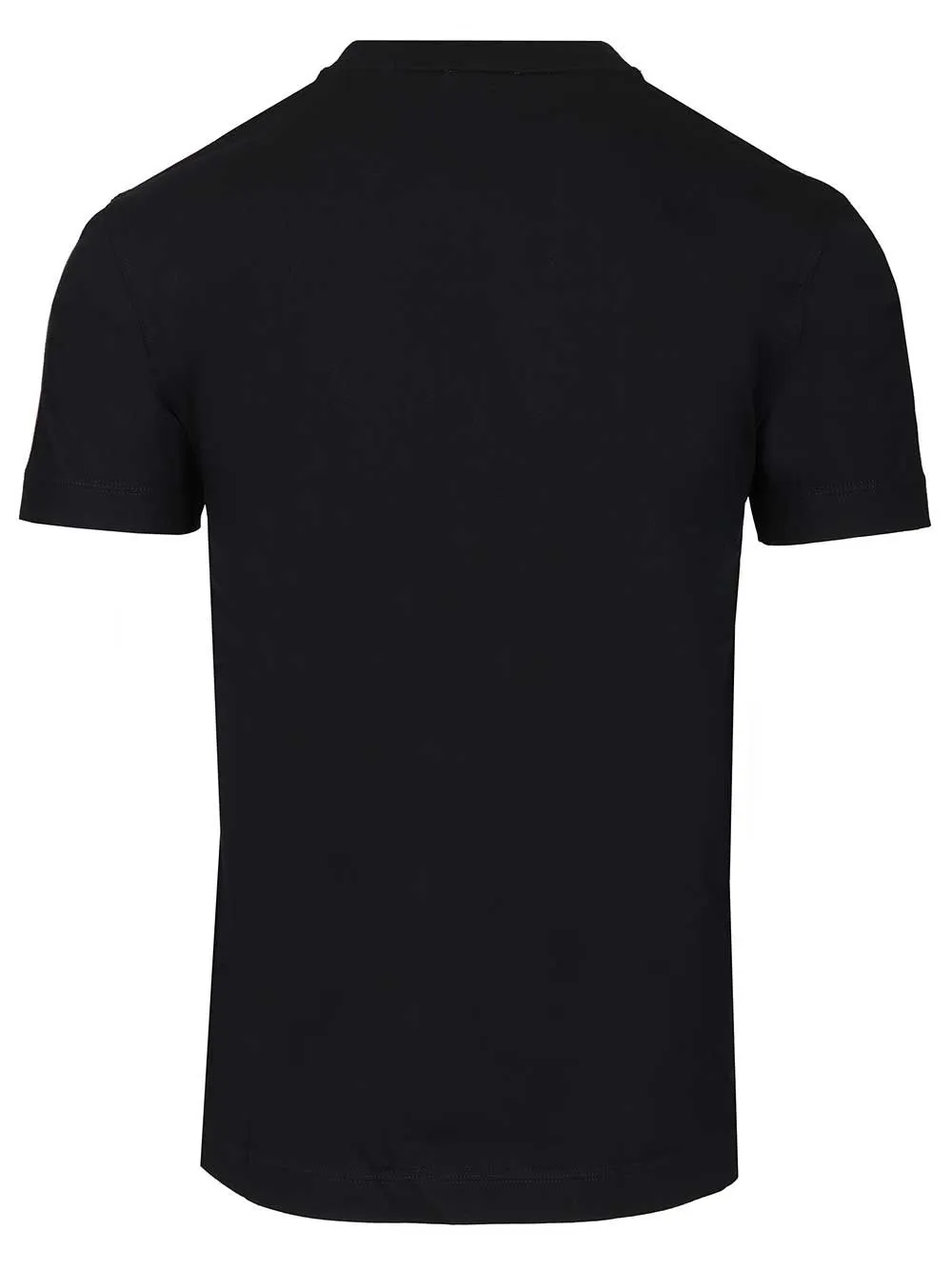 Cotton With Check Trim T-Shirt Blue sold by Wanan Luxury product image thumbnail 2