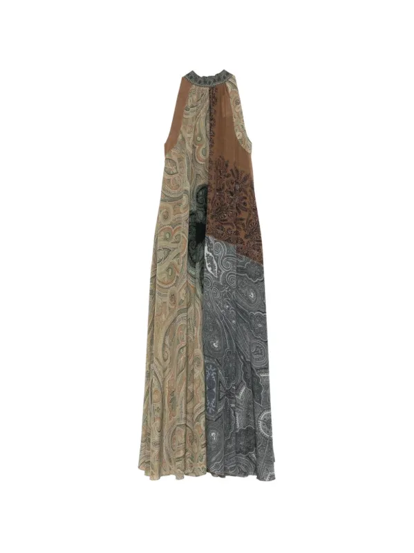 Printed Silk Dress made by Pierre-Louis Mascia
