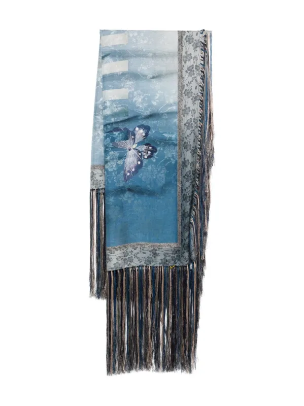 Printed Silk Scarf sold by Wanan Luxury