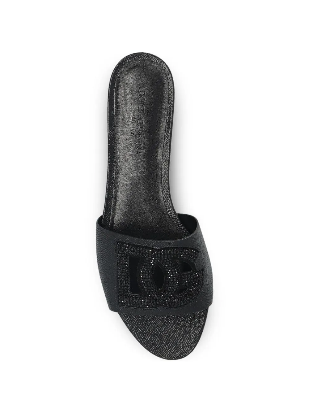 Dg Logo Leather Flat Sandals sold by Wanan Luxury product image thumbnail 4