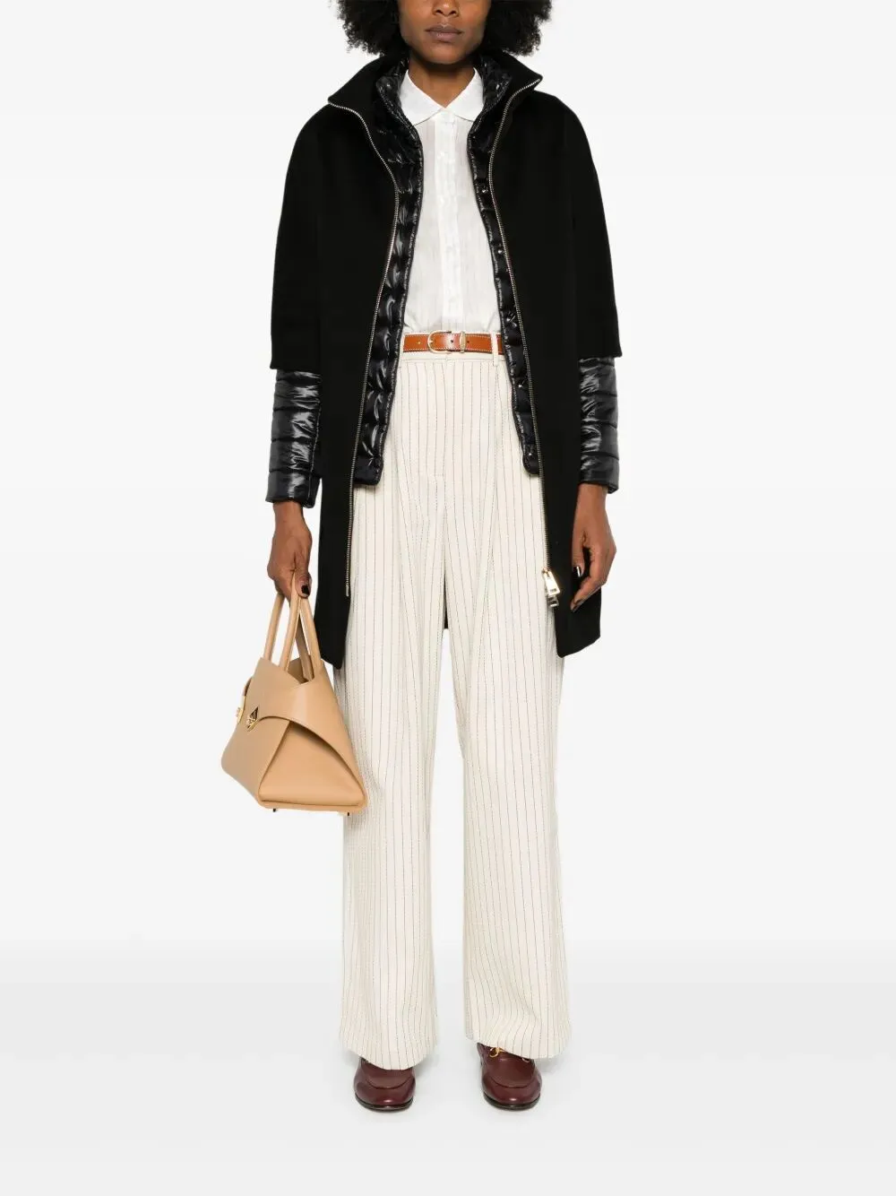 Detachable-Panels Wool Coat sold by Wanan Luxury product image thumbnail 5