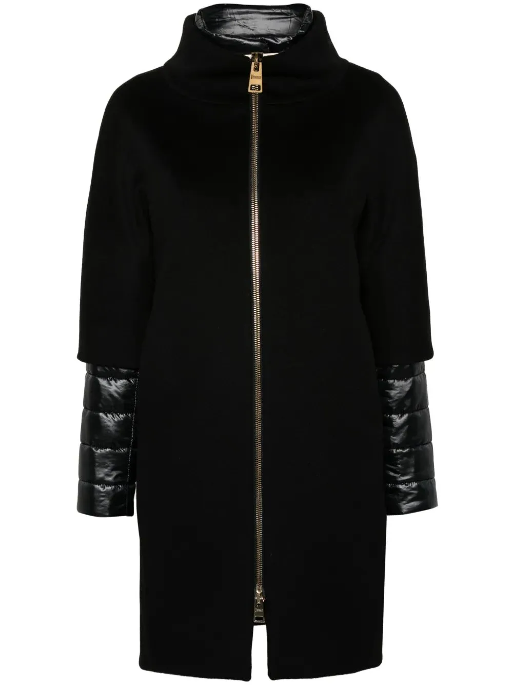 Detachable-Panels Wool Coat sold by Wanan Luxury