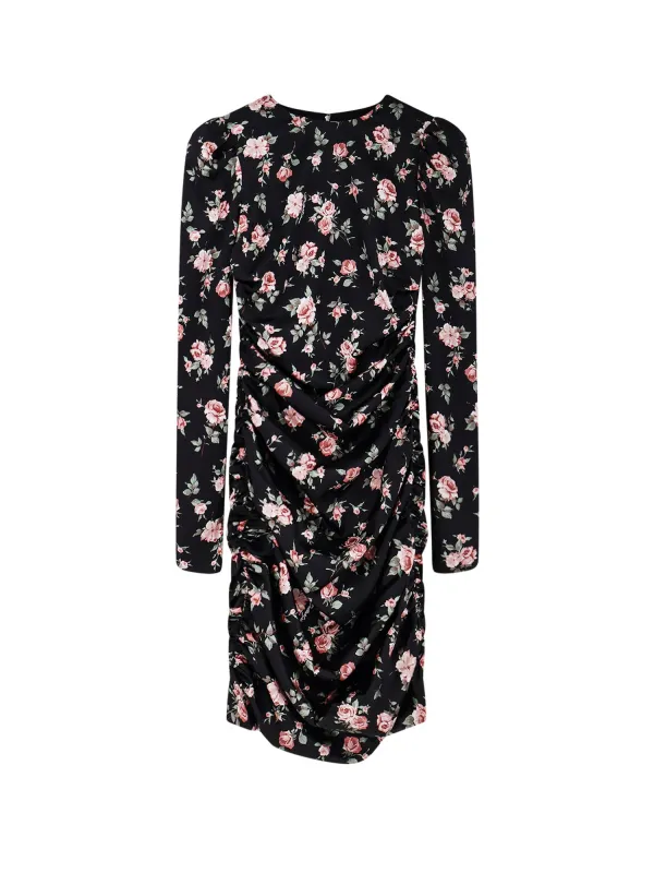 Stretch Silk Mini Dress With Iconic Print sold by Wanan Luxury