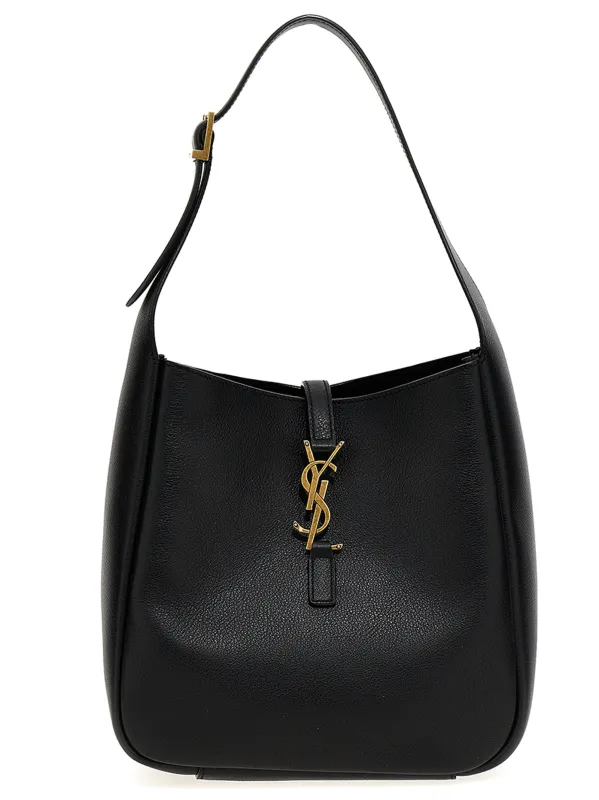 Le 5 À 7 Soft Shoulder Bags Black sold by Wanan Luxury