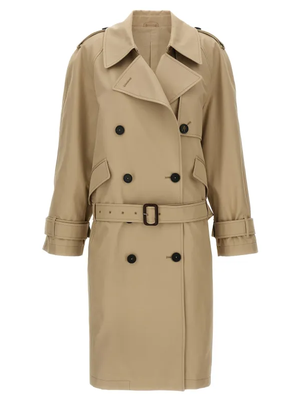 Cotton Trench Coat Coats And Trench Coats Beige sold by Wanan Luxury