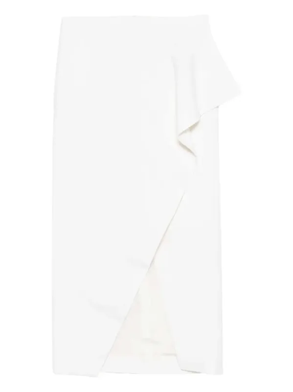 Jaia Midi Skirt With Ruffles made by KHAITE