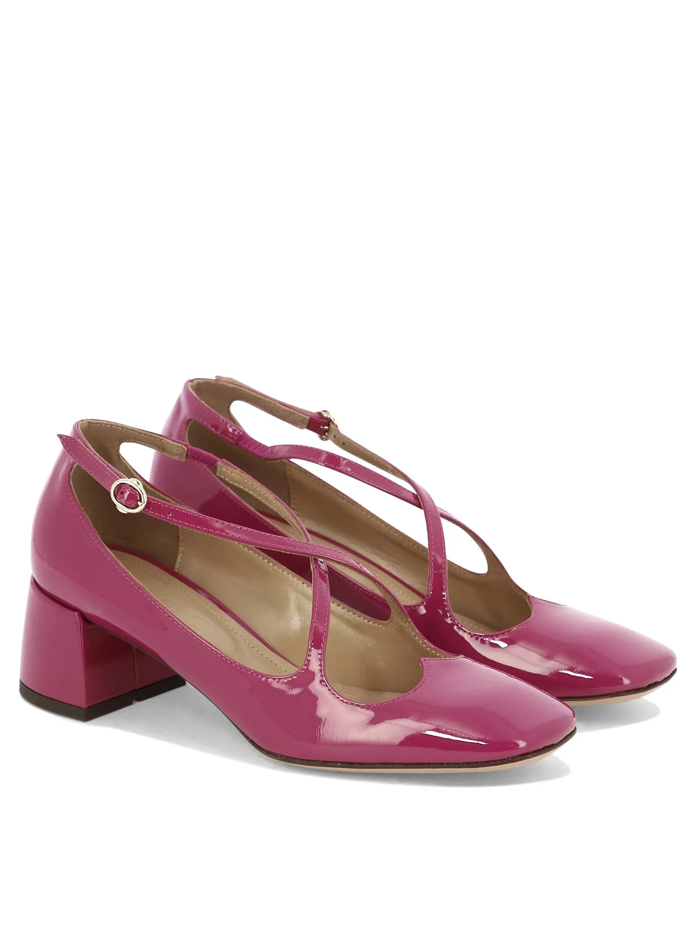 Pump Two For Love Heeled Shoes Fuchsia sold by Wanan Luxury product image thumbnail 2
