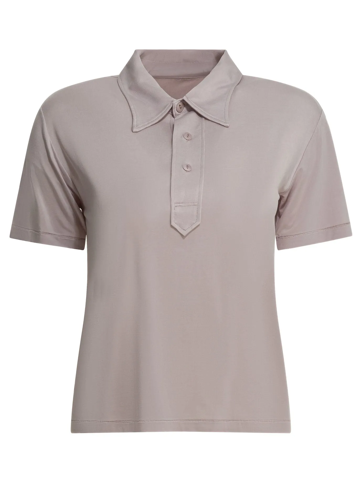 Polo Shirt With Buttons Polo Shirts Pink sold by Wanan Luxury