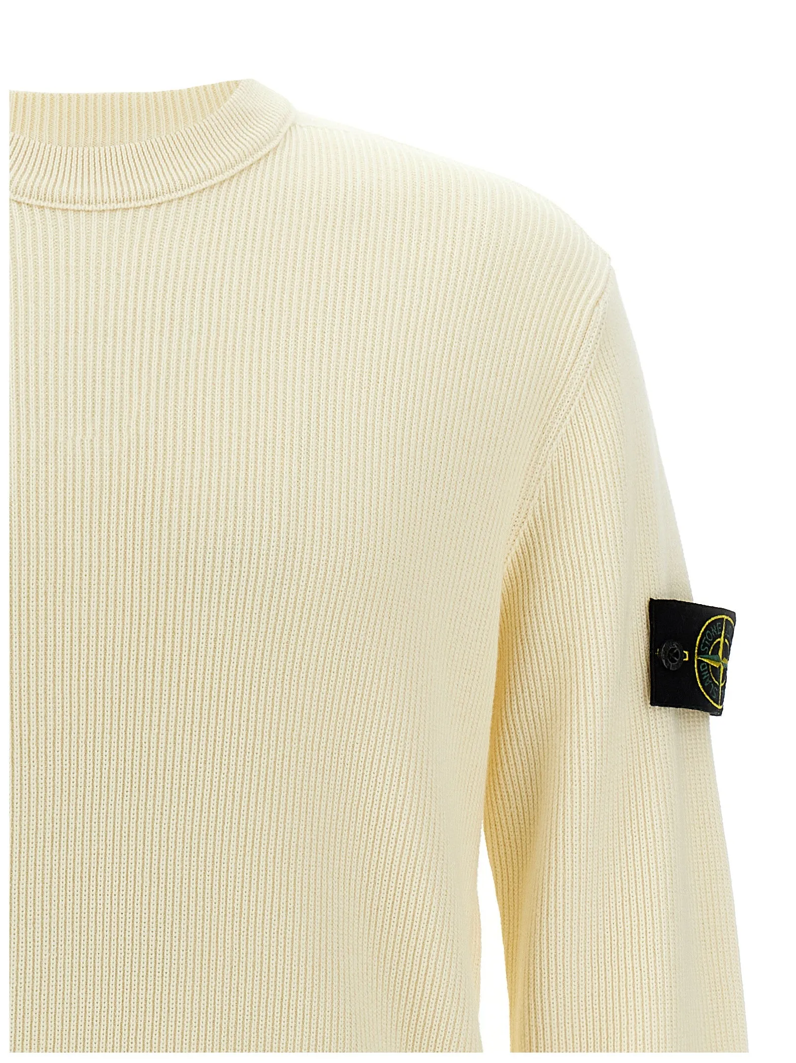 Logo Badge Sweater Sweaters And Cardigans White sold by Wanan Luxury product image thumbnail 3