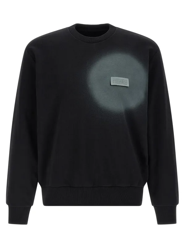 Numeric Signature Mm6 Sweatshirt Black made by Maison Margiela