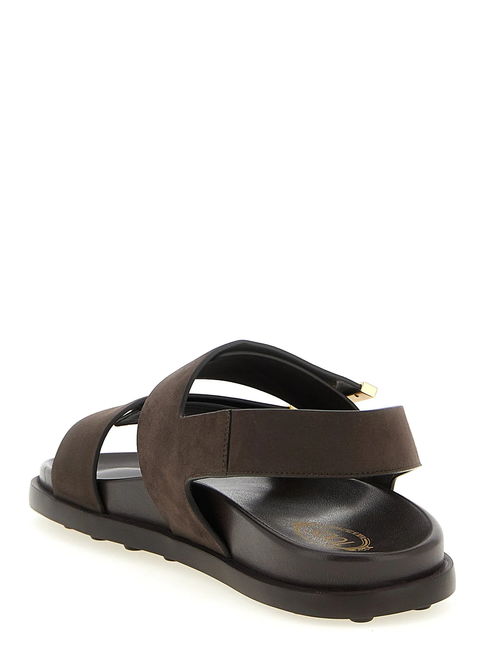 Nubuck Sandals Brown sold by Wanan Luxury product image thumbnail 3