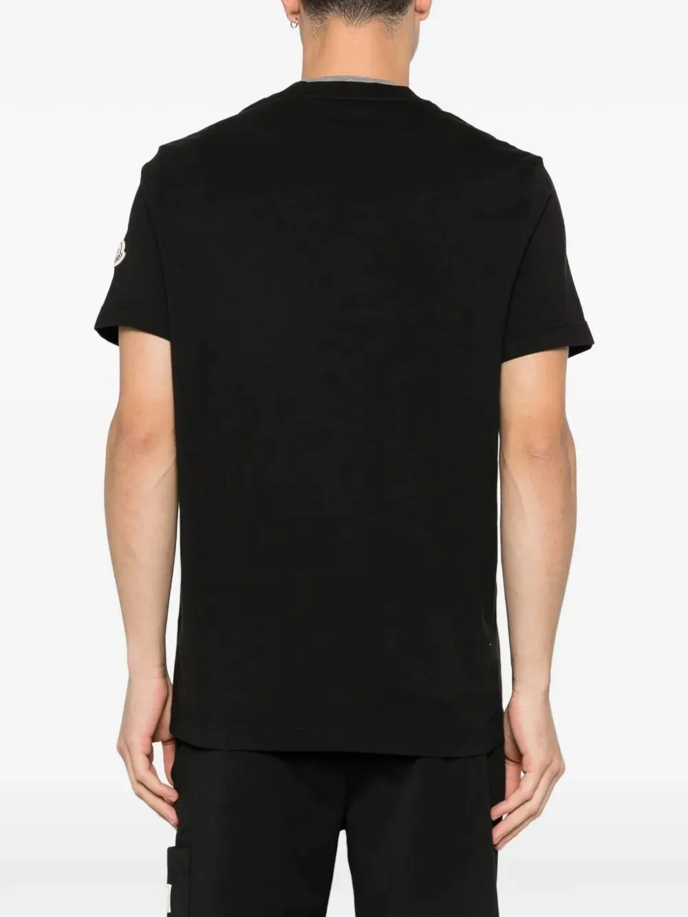 Embroidered Logo And Double Crew Neckline Cotton T-Shirt sold by Wanan Luxury product image thumbnail 3