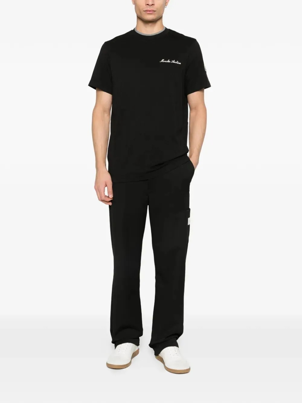 Embroidered Logo And Double Crew Neckline Cotton T-Shirt sold by Wanan Luxury product image thumbnail 4