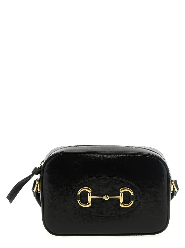 Gucci Horsebit 1955 Crossbody Bags Black sold by Wanan Luxury