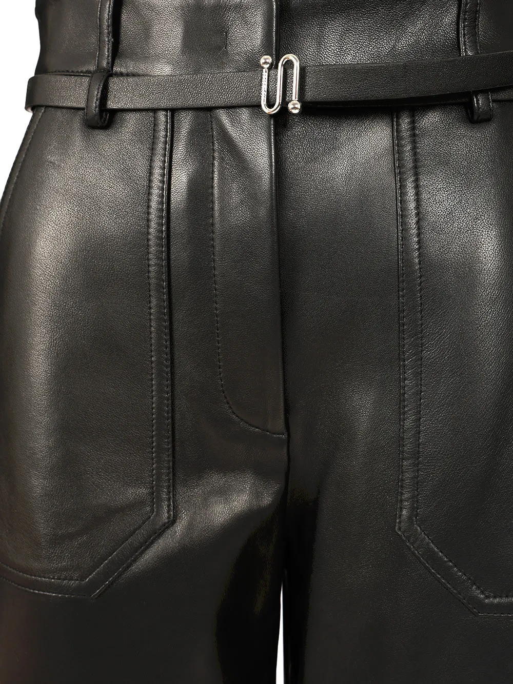 Nappa Trousers Black sold by Wanan Luxury product image thumbnail 4