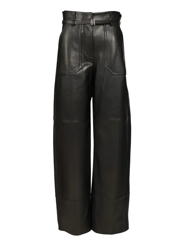 Nappa Trousers Black made by Sportmax