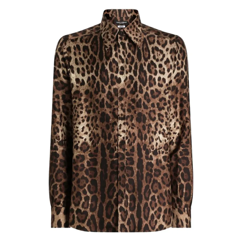 Shirts Brown made by Dolce & Gabanna