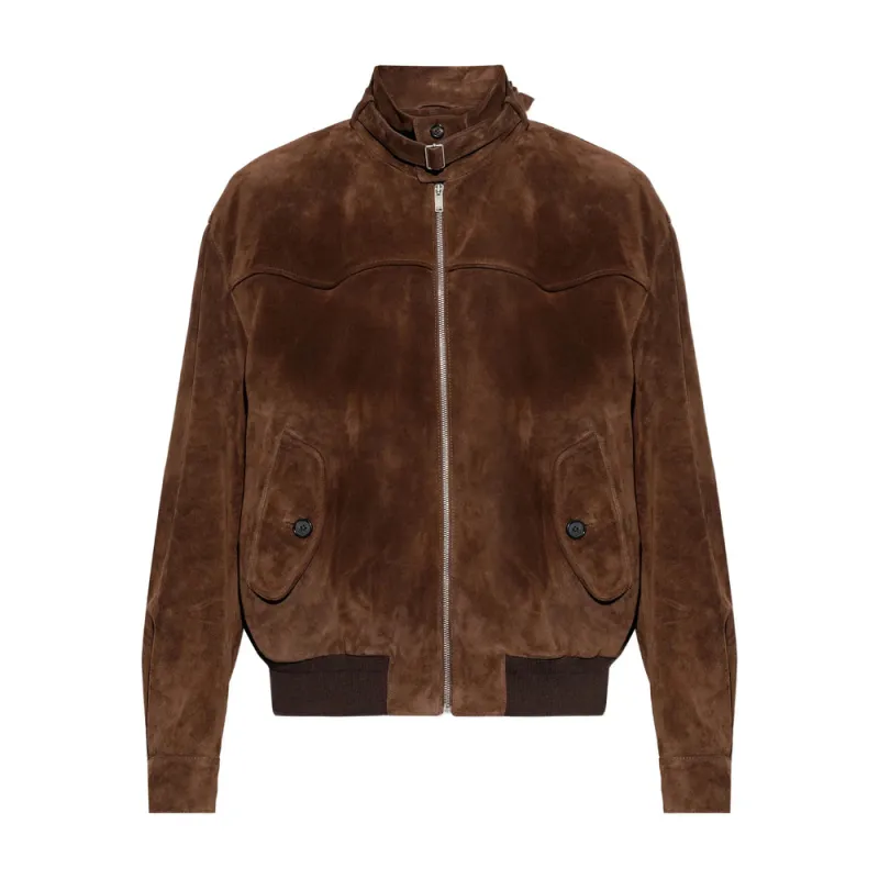 Leather Outerwears Brown sold by Wanan Luxury
