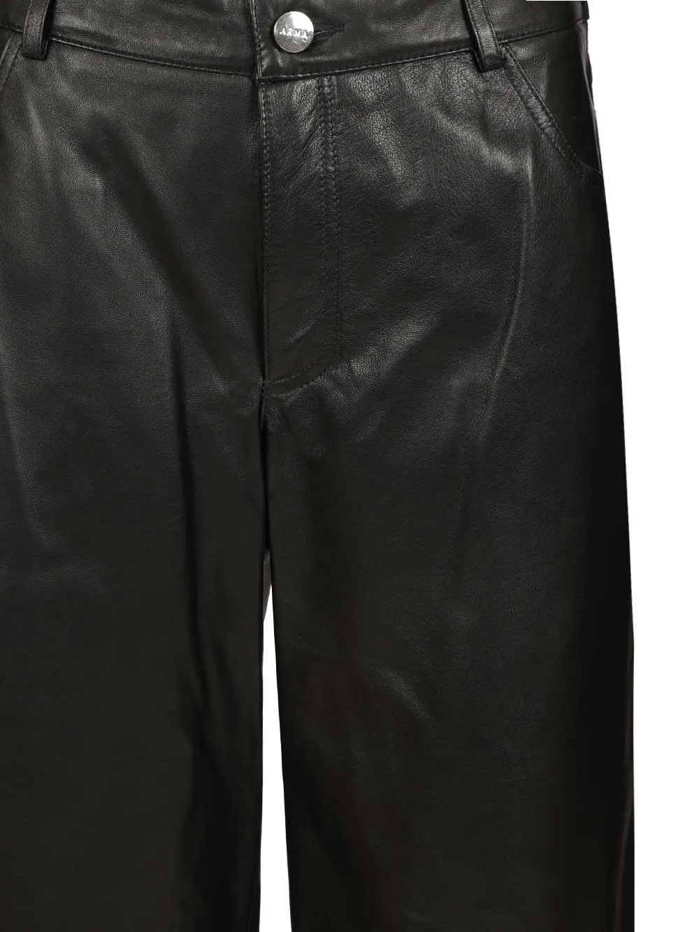 Polly Leather Trousers Black sold by Wanan Luxury product image thumbnail 4